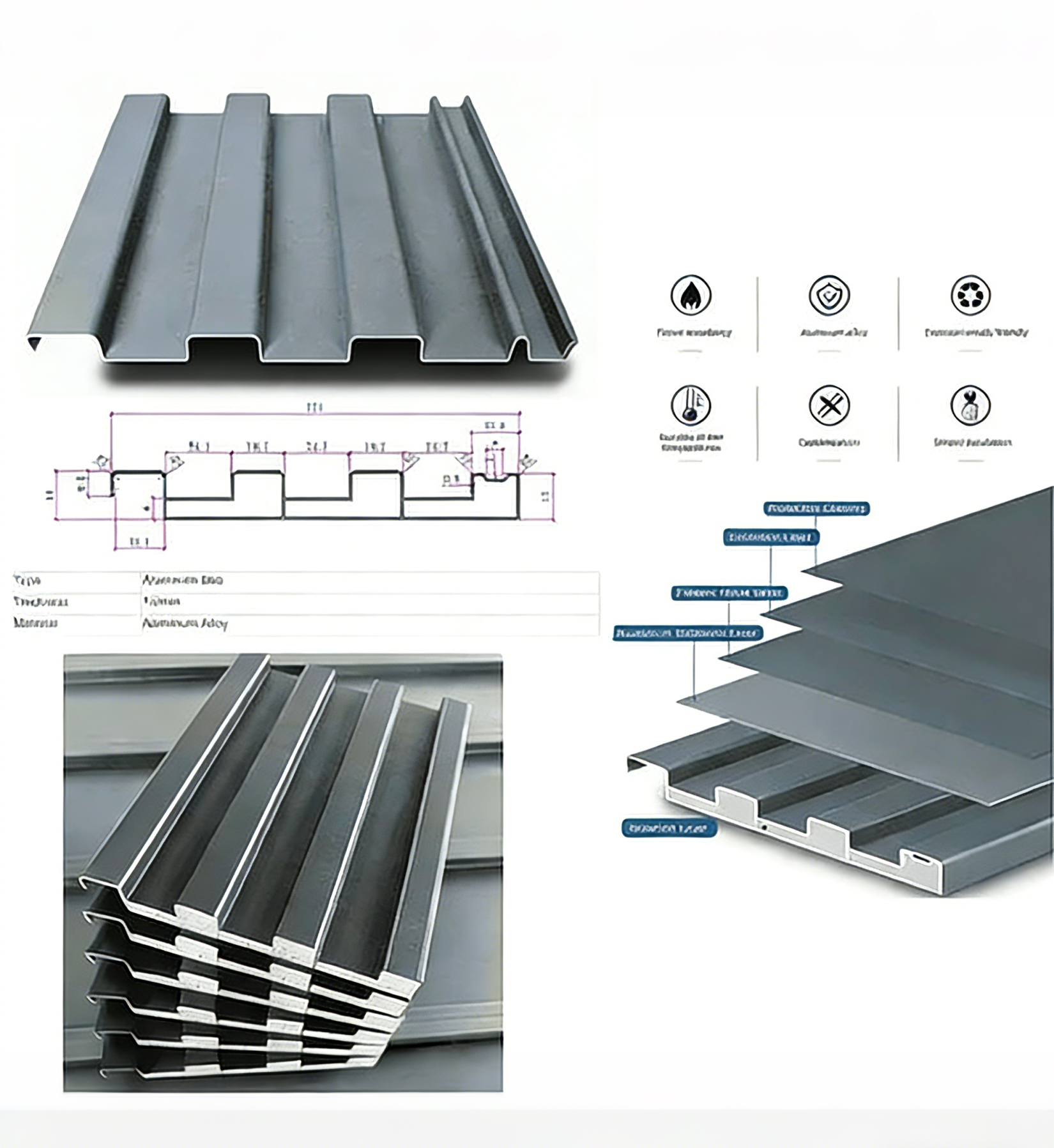 Insulated Carports & Pergolas - GREY