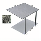 Insulated Carports & Pergolas - GREY