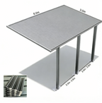 Insulated Carports & Pergolas - GREY