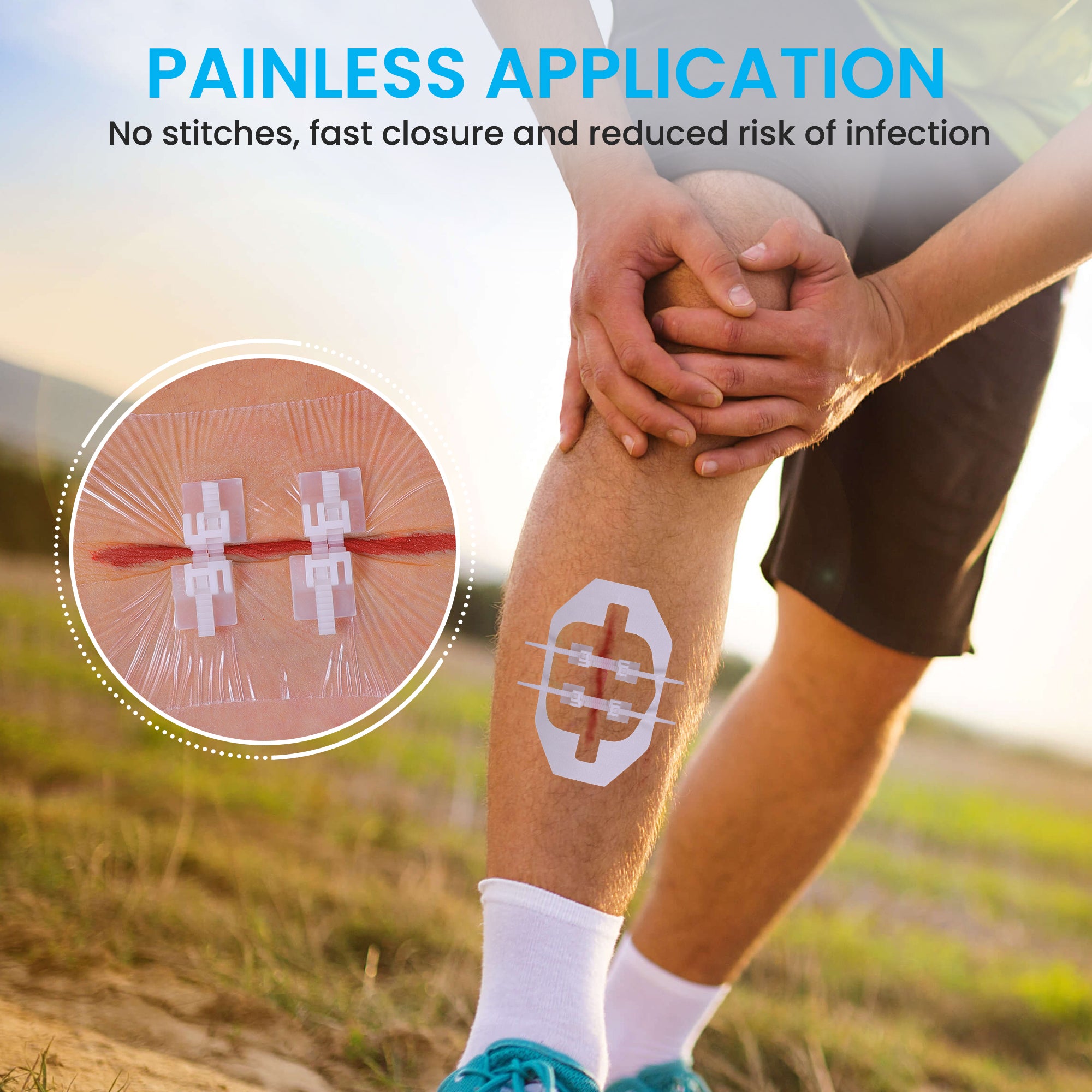 Antaly Emergency Wound Closure Strips – Waterproof