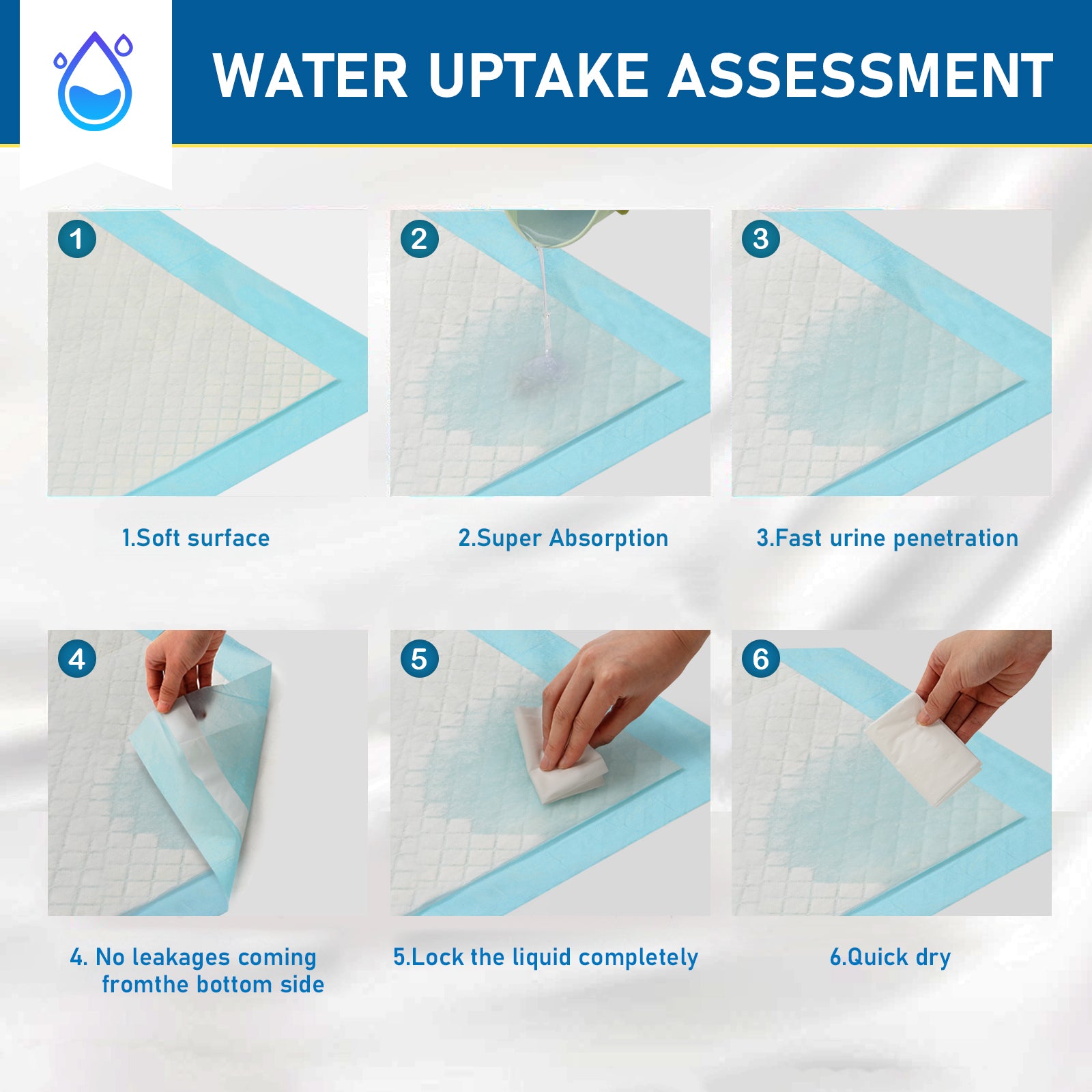 Antaly Premium Disposable Bed Pads for Adults