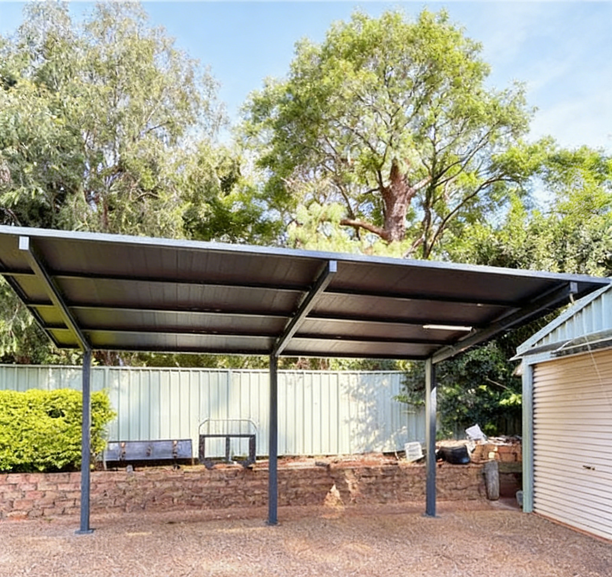 Insulated Carports & Pergolas - GREY